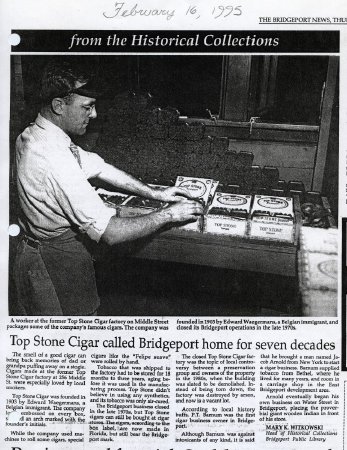 Top Stone Cigar called Bridgeport home for seven decades