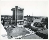 View of "The Block" after its demolition
