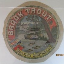 Brook Trout flour sack