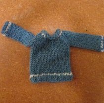 crochet doll sweater