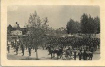 Col. William F Cody's funeral procession in 1917 at Ft Logan, CO