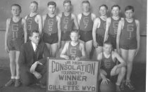 1933  Gillette Junior High School basketball team