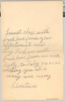 Wilson letter - back