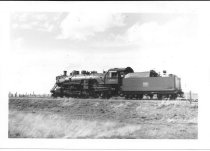 Last steam locomotive used in Gillette, WY