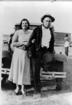 Myra and Donald Howell on their wedding day in July 1932