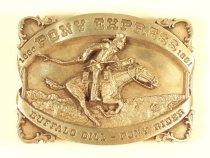 Pony Express buckle