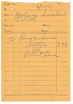 Receipt - Holmes Sinclair