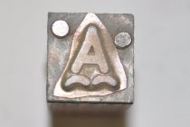 A Double Quarter Circle printing block