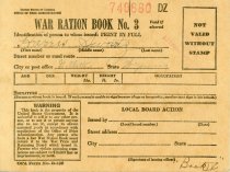 Ration Book No. 3