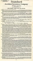 Standard Accident Insurance Company insurance policy