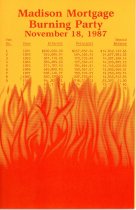 Madison Mortgage Burning Party Announcement