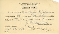 University of Wyoming Credit Card