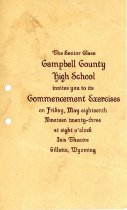 CCHS Commencement Invitation Page