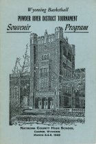 Wyoming Basketball Powder River District Tournament Souvenir Program