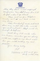 Letter from Robert "Pat" McCreery to his wife, Marie