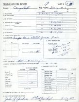 Preliminary Fire Report