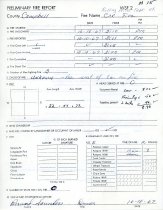 Preliminary Fire Report