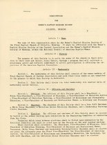 Constitution for Women's Baptist Mission Society