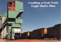 Loading a Coal Train at Eagle Butte Coal Mine