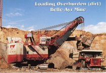 Loading Overburden at Belle Ayr Mine