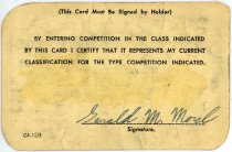 Card, Identification (back)