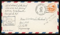 Envelope (front, Air Mail from England)