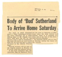 Clipping, Newspaper (front)