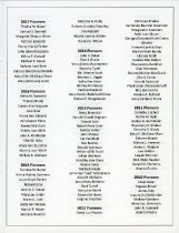 Booklet (page 13, list of pioneers)