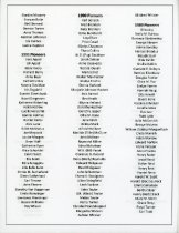 Booklet (page 18, list of pioneers)