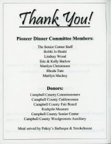 Booklet (page 2, acknowledgements)