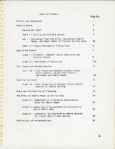 Report (table of contents part 1)