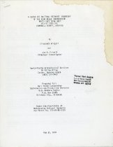 Report (front, stapled)