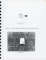 Report (page 7, artifact photo and sketch)