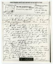 Correspondence (front of v-mail)