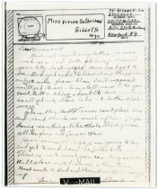 Correspondence (front of v-mail)