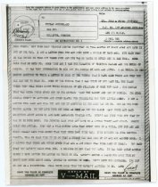 Correspondence (front of v-mail)