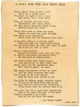 Clipping, Newspaper (Rock pile poem)