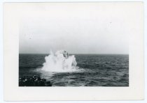 Depth Charge viewed from the U.S.S. Eisele