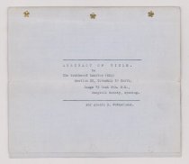 Abstract of Title For Archie D. Sutherland