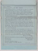 Abstract of Title, Page 17: Notarized Ex Parte Affidavit, April 1918