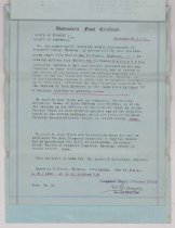 Abstract of Title, Page 19: Abstracter's Final Certificate, May 2, 1918