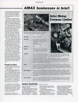 Mine Tour Article from AMAX news