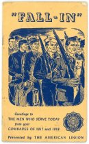 "Fall-In" Booklet (front)