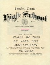 Front of CCHS 50th Anniversary Booklet