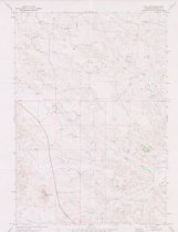 Map of Recluse Quadrangle, 1971