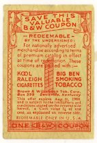 B & W Coupon (front)