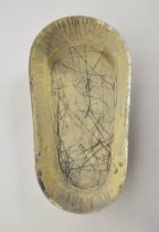 Top view of small dish or basin