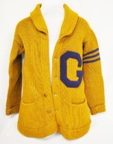 Front of Letterman Sweater, Belonged to Bud Sutherland