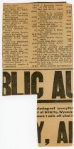 Newspaper Clipping -- April 1947 (back)