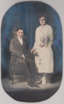 Colorized Portrait of Elmer and Ruby Morehead